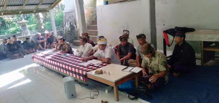 Rapat Dusun Banjar Adat Bulakan 